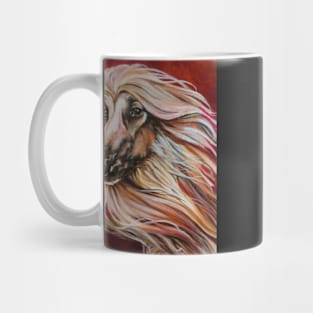 Masked Red Afghan Hound Mug